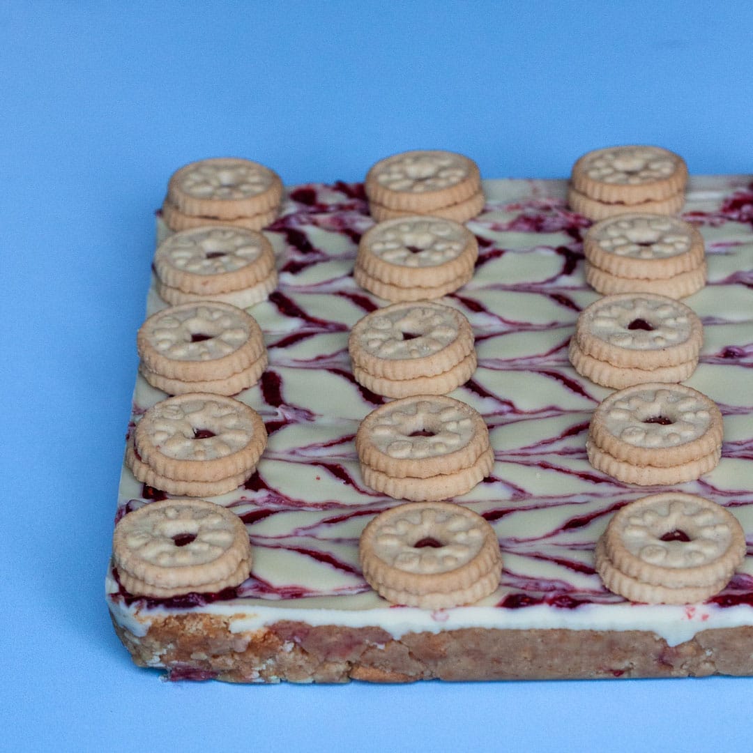 Jammie Dodger Traybake