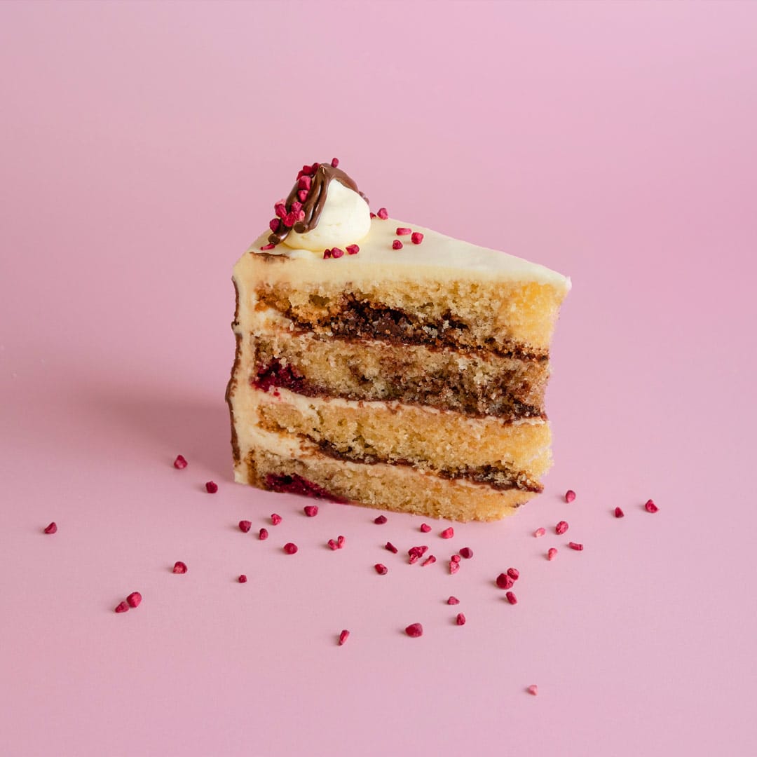 Alternative view of Raspberry Nutella Cake