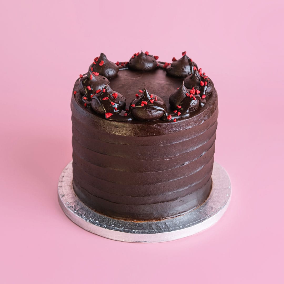 Alternative view of Chocolate Raspberry Cake