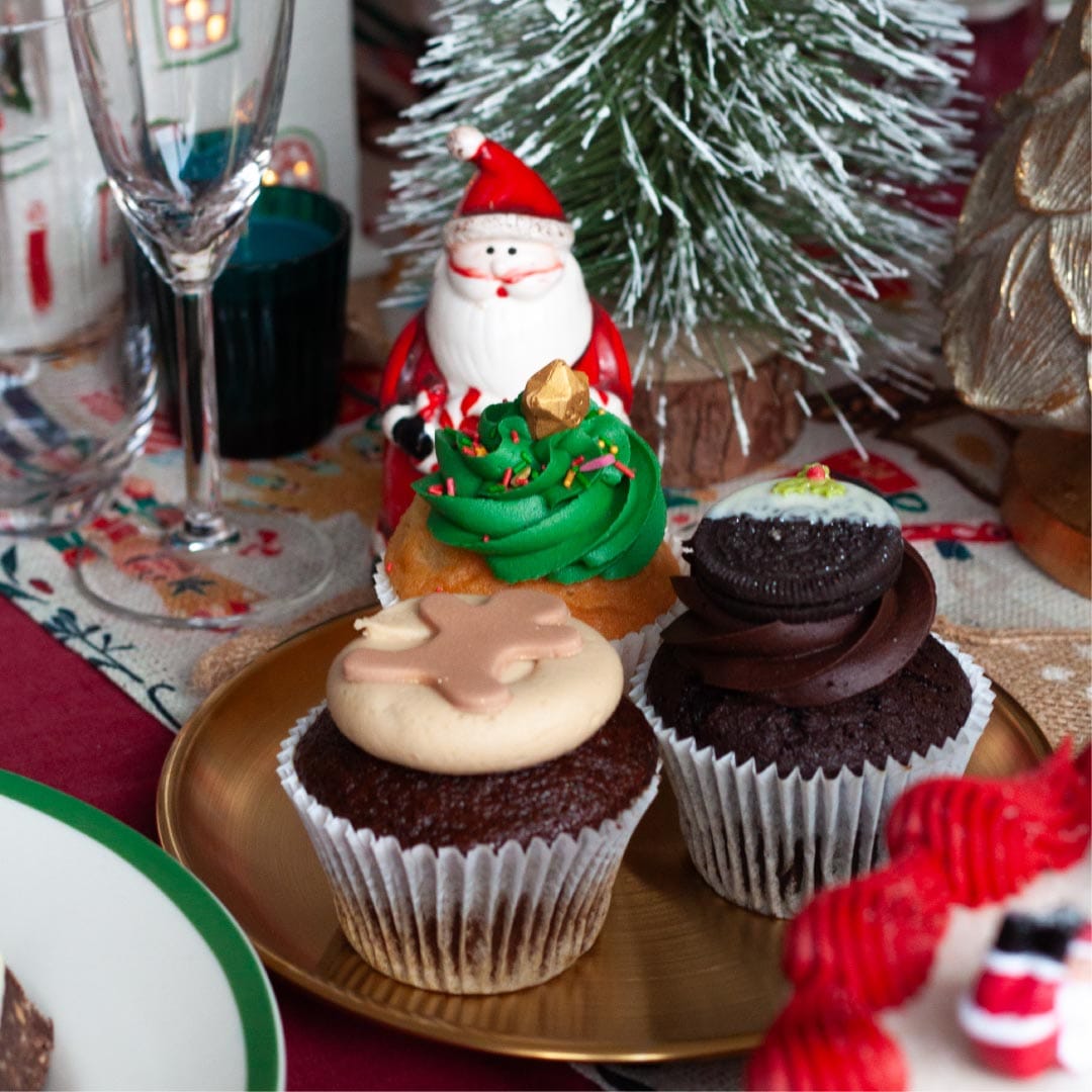 Christmas Cupcake Box