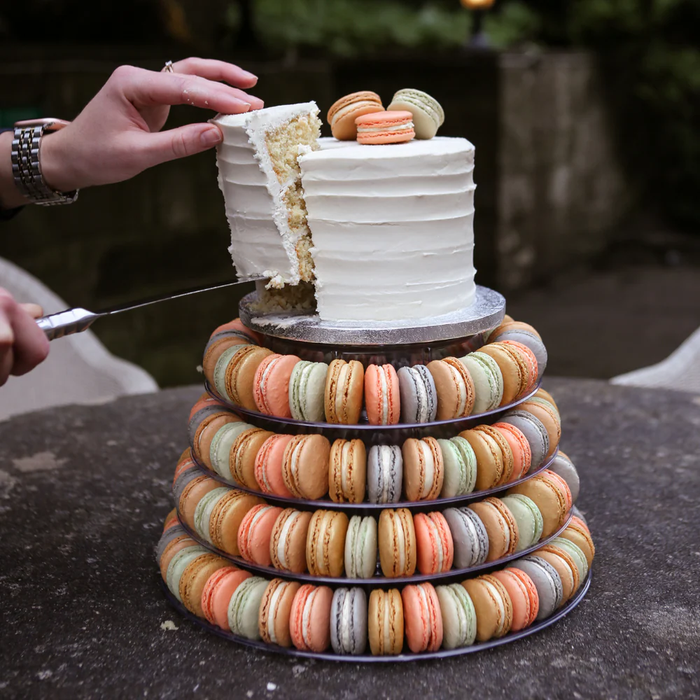 Alternative view of Macaron and Cake Tower