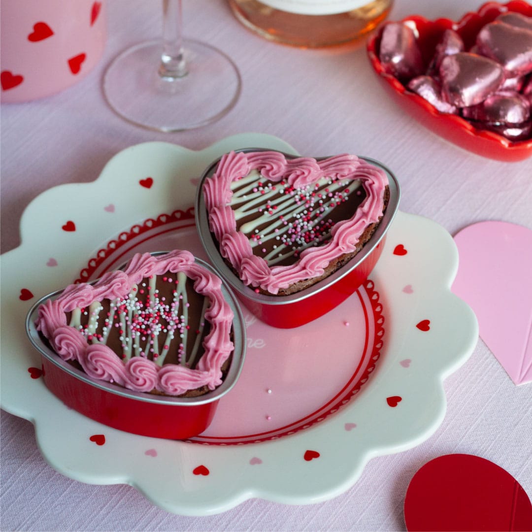 Alternative view of Valentine's Heart Brownies