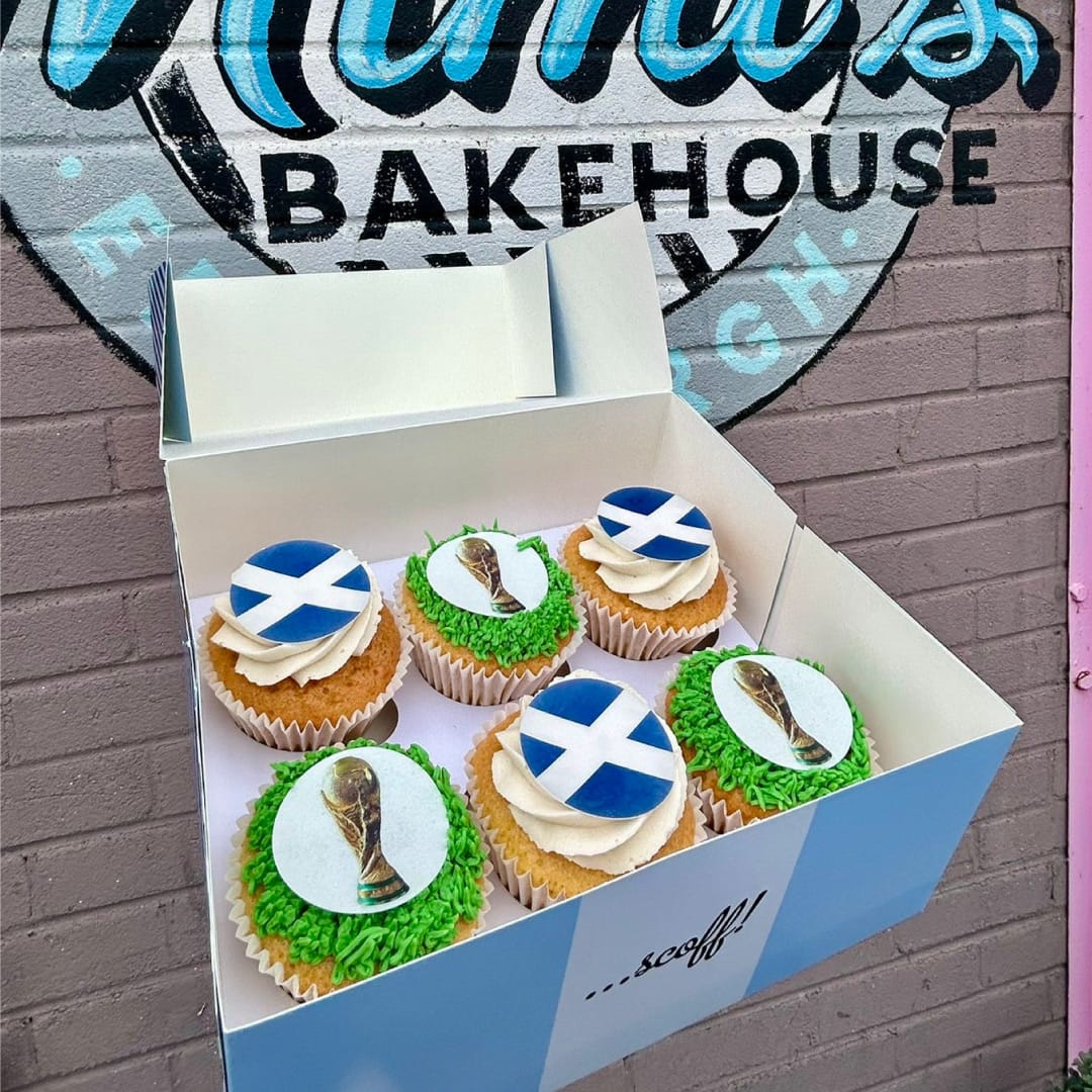 World Cup Football Cupcake Box